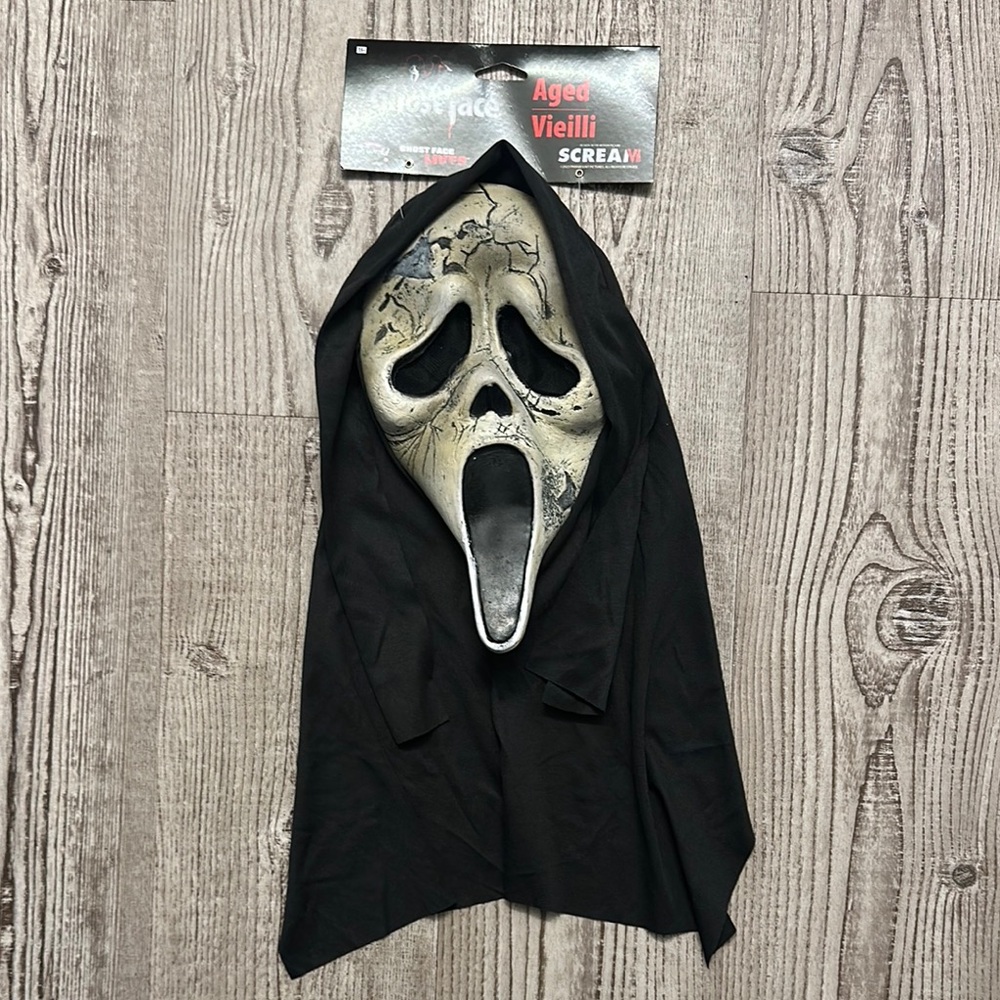Ghost Face Scream Costume for Kids - Black